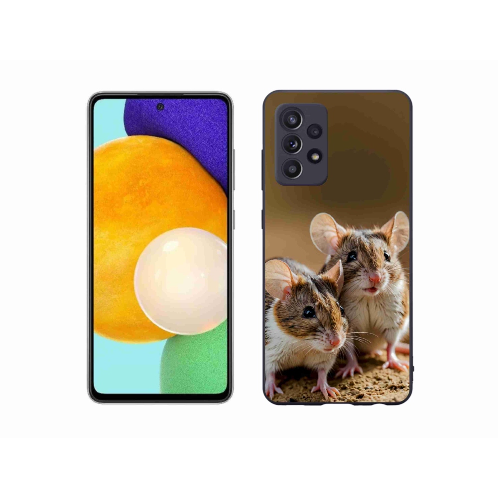 Zselés borítás mmCase Samsung Galaxy A52/52 5G - egér duóhoz