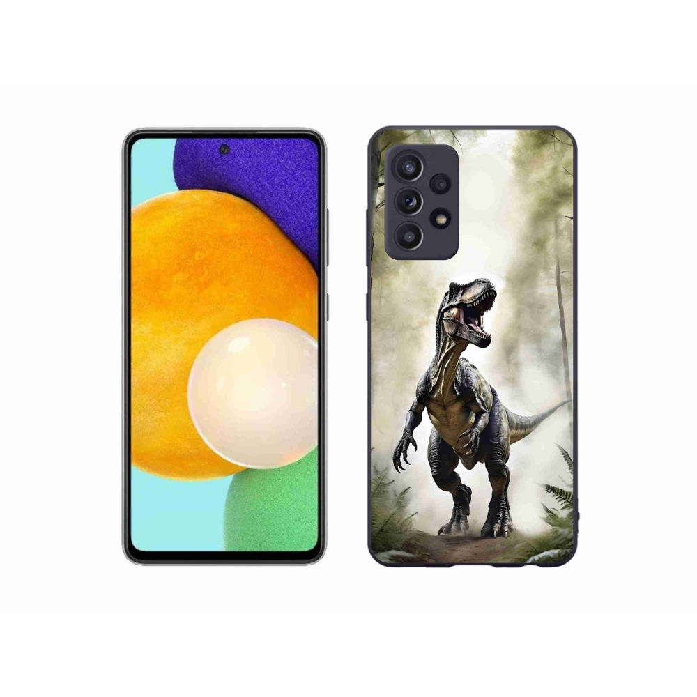 Zselés borítás mmCase Samsung Galaxy A52/52 5G - dühös T-Rex