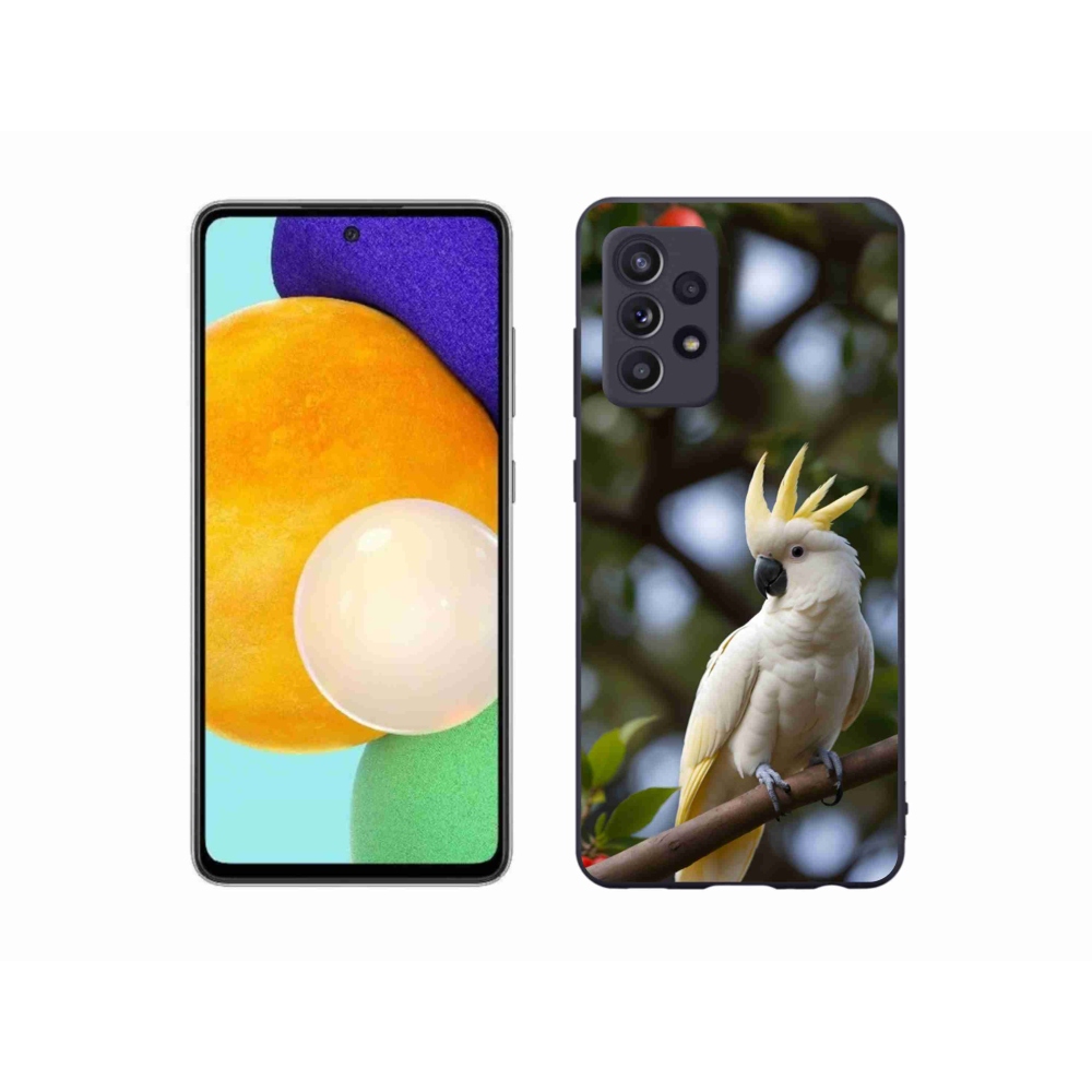 Zselés borítás mmCase Samsung Galaxy A52/52 5G - papagáj kakadu 3