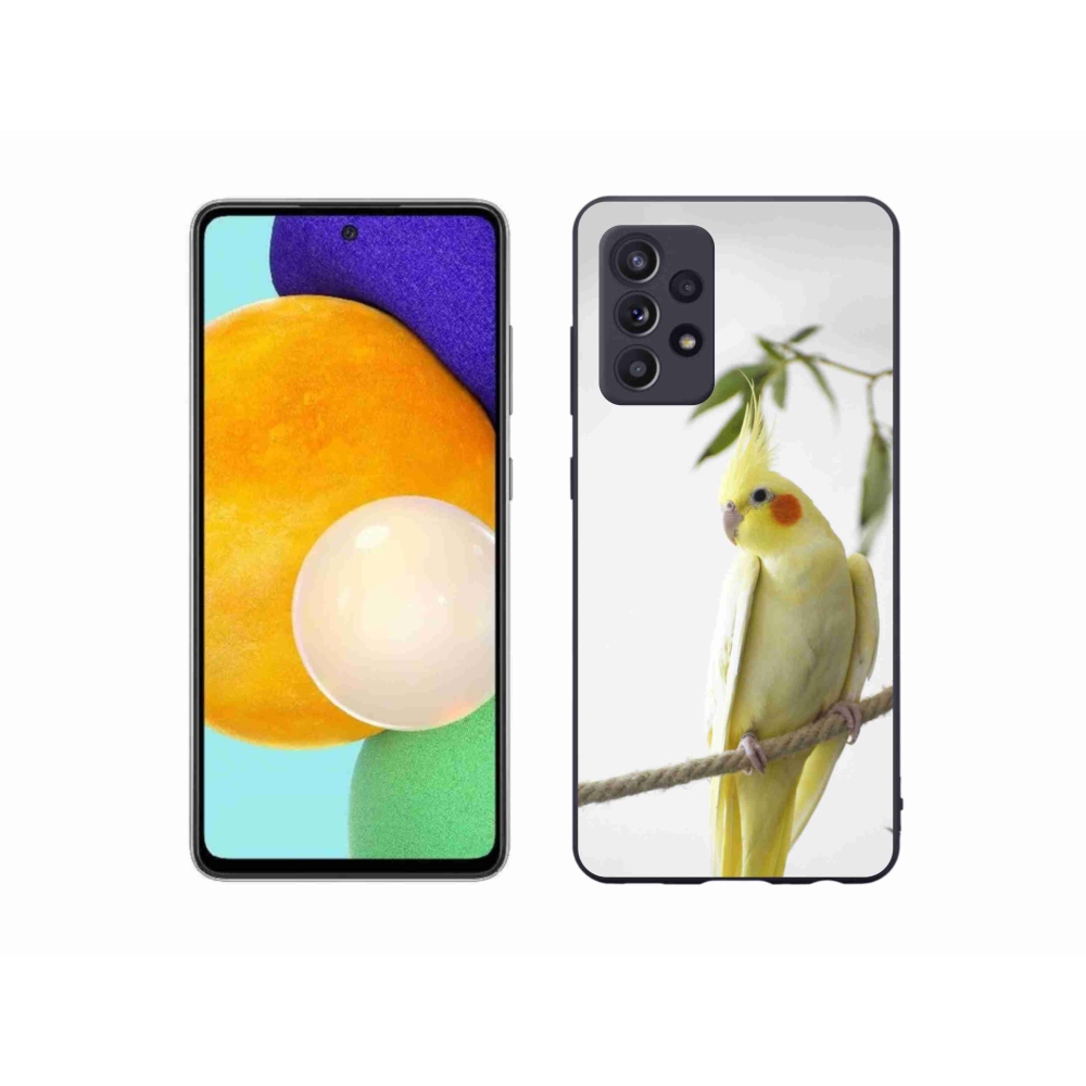 Gél borító mmCase Samsung Galaxy A52/52 5G - papagáj korela chocholatá