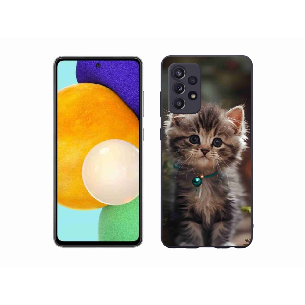 Gél borítás mmCase Samsung Galaxy A52/52 5G - aranyos cica 11