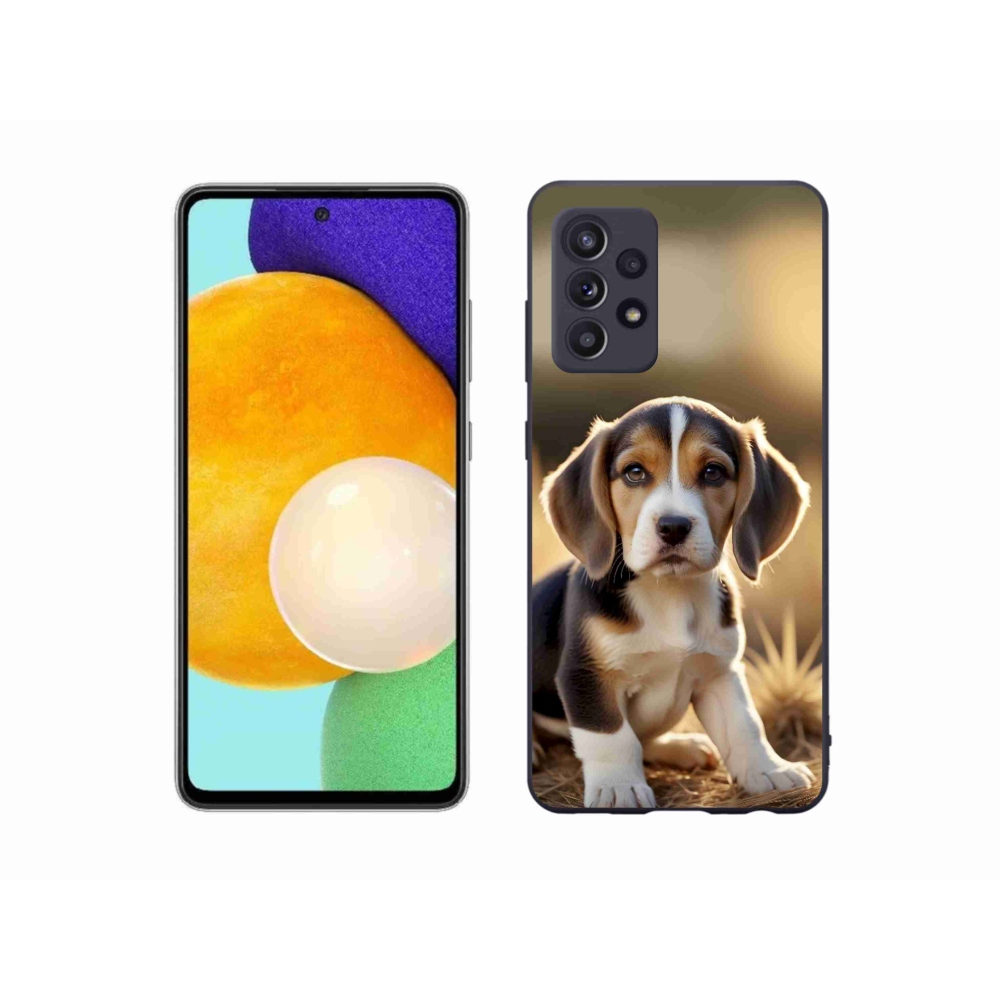 Gél védőhuzat mmCase Samsung Galaxy A52/52 5G - aranyos bézs színű