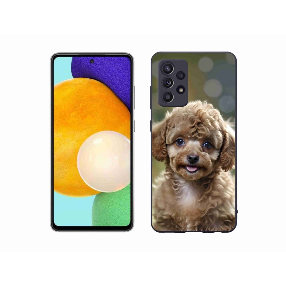 Gél védőhuzat mmCase Samsung Galaxy A52/52 5G - aranyos uszkár