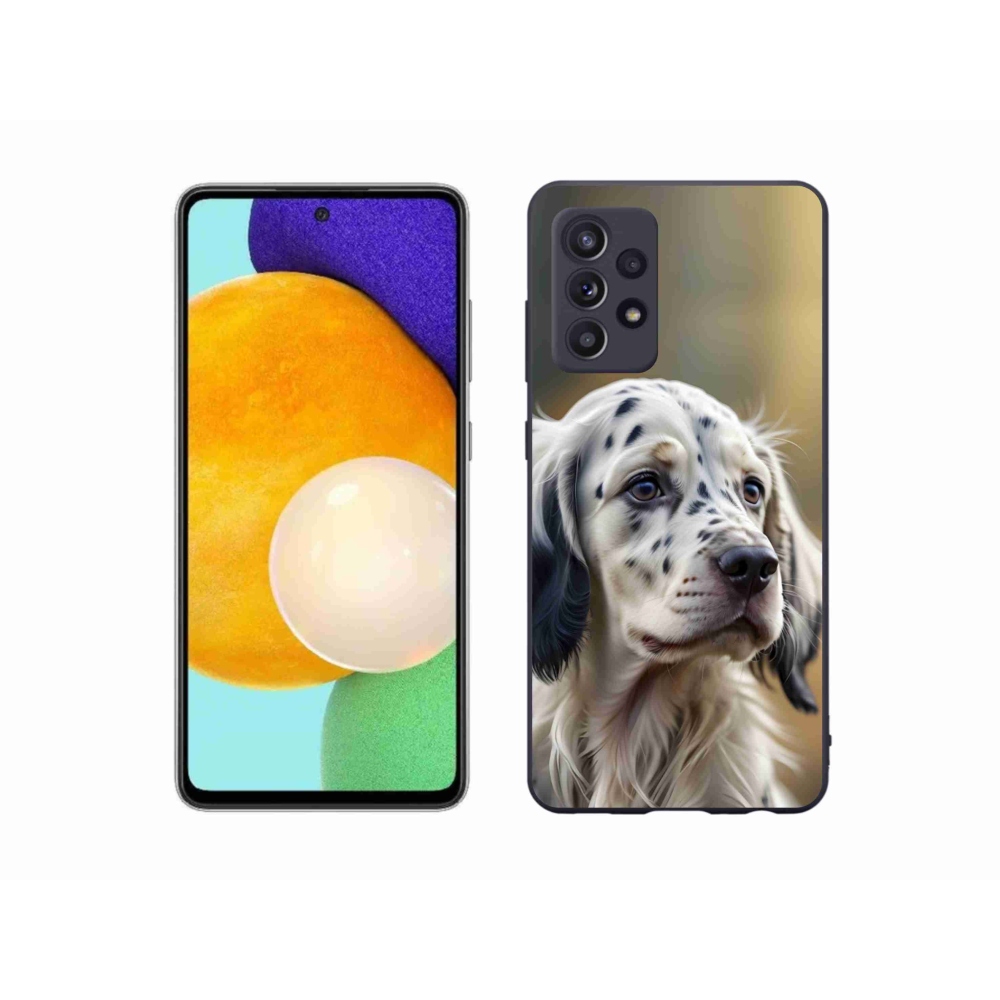 Zselés borítás mmCase Samsung Galaxy A52/A52 5G - English Setter
