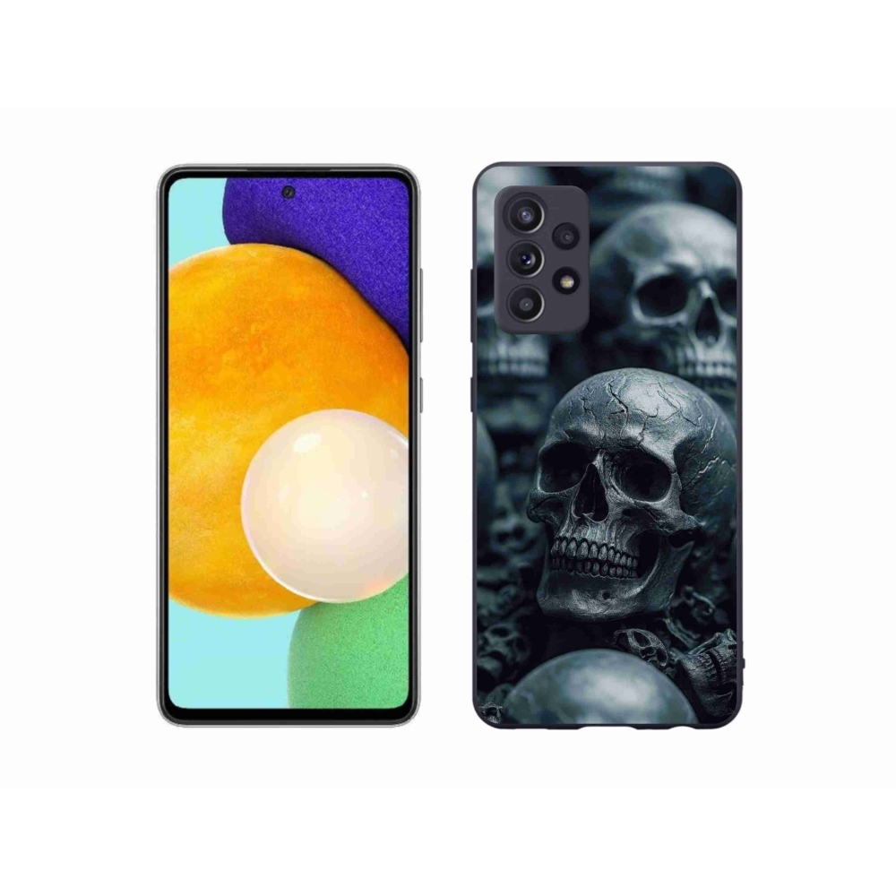 Zselés borítás mmCase Samsung Galaxy A52/A52 5G - koponya 2