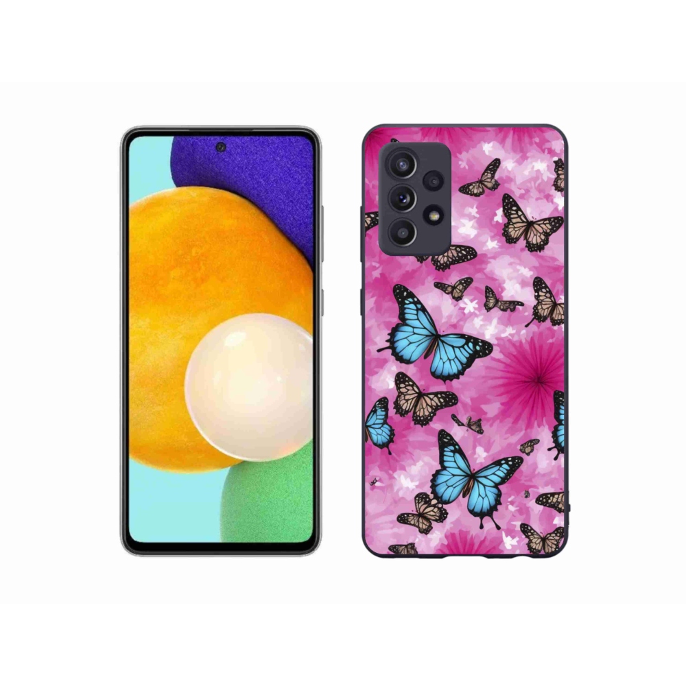 Zselés borítás mmCase Samsung Galaxy A52/A52 5G - pillangókert