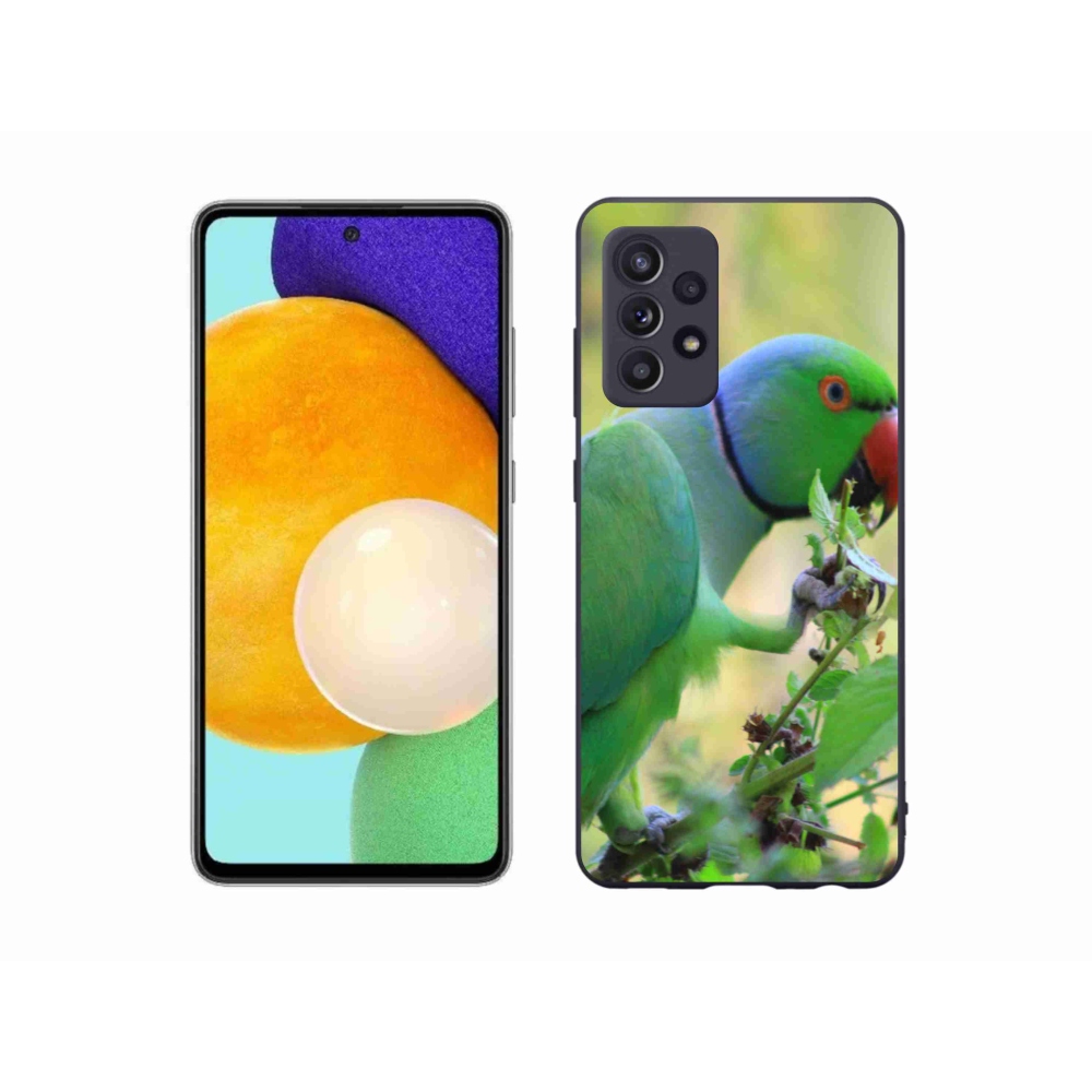Zselés borítás mmCase Samsung Galaxy A52/A52 5G - papagáj alexandr