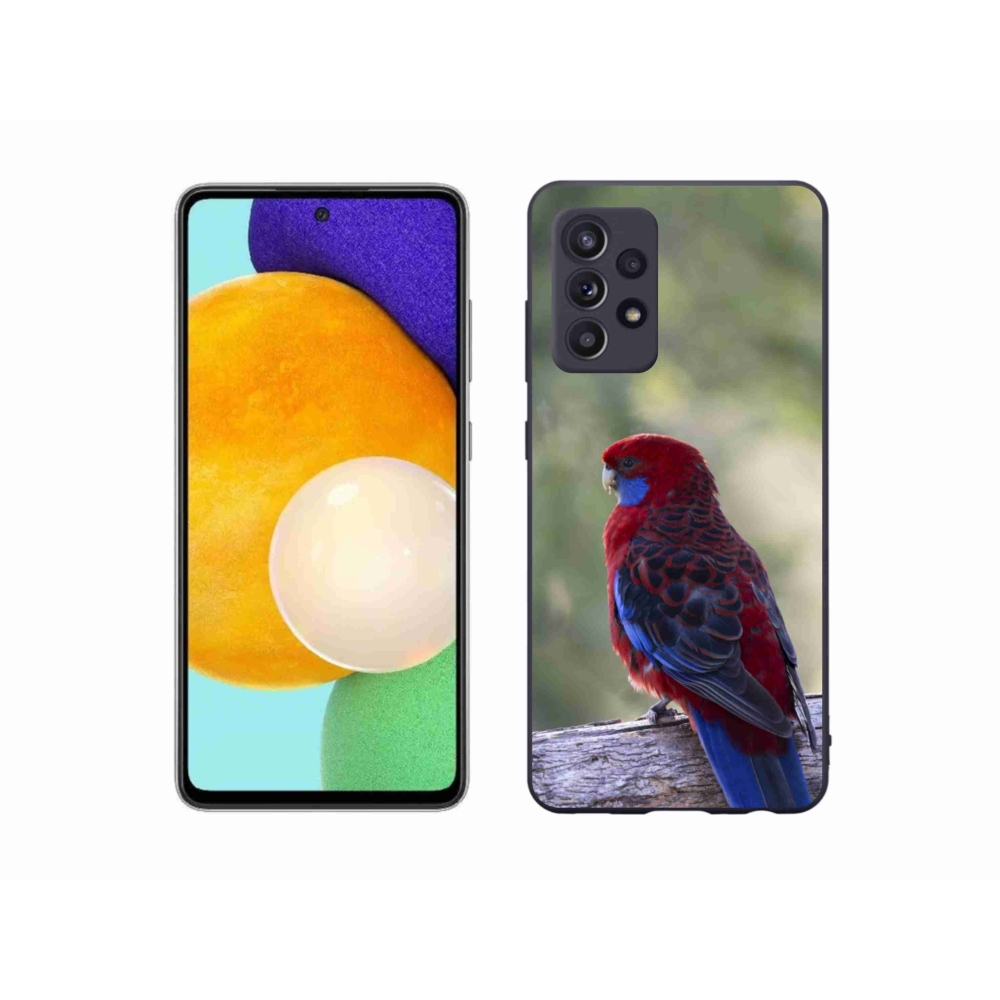 Zselés borítás mmCase Samsung Galaxy A52/A52 5G - papagáj rózsa