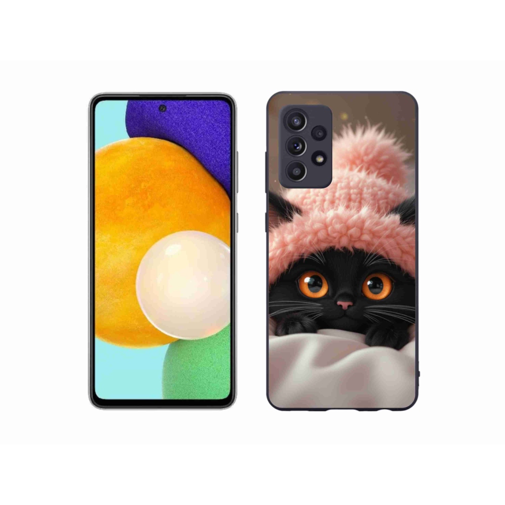 Gél borítás mmCase Samsung Galaxy A52/A52 5G - aranyos cica 7
