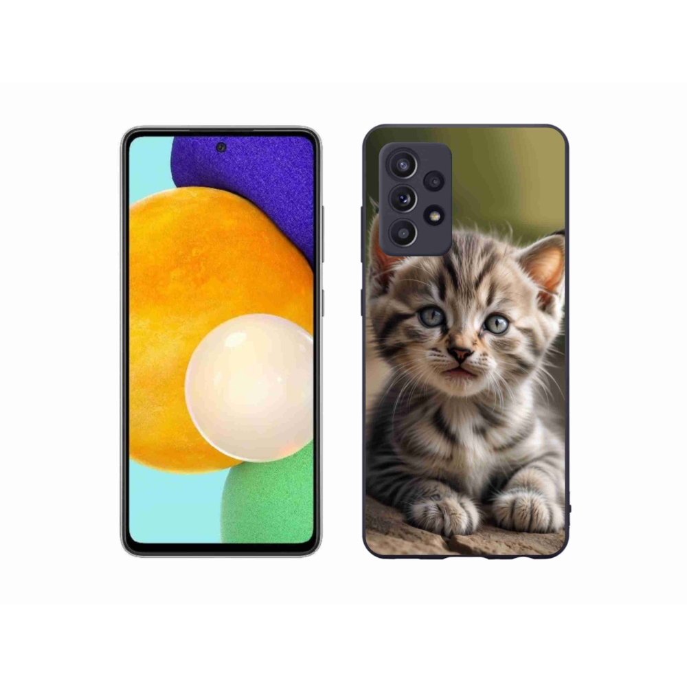 Gél borítás mmCase Samsung Galaxy A52/A52 5G - aranyos cica 9