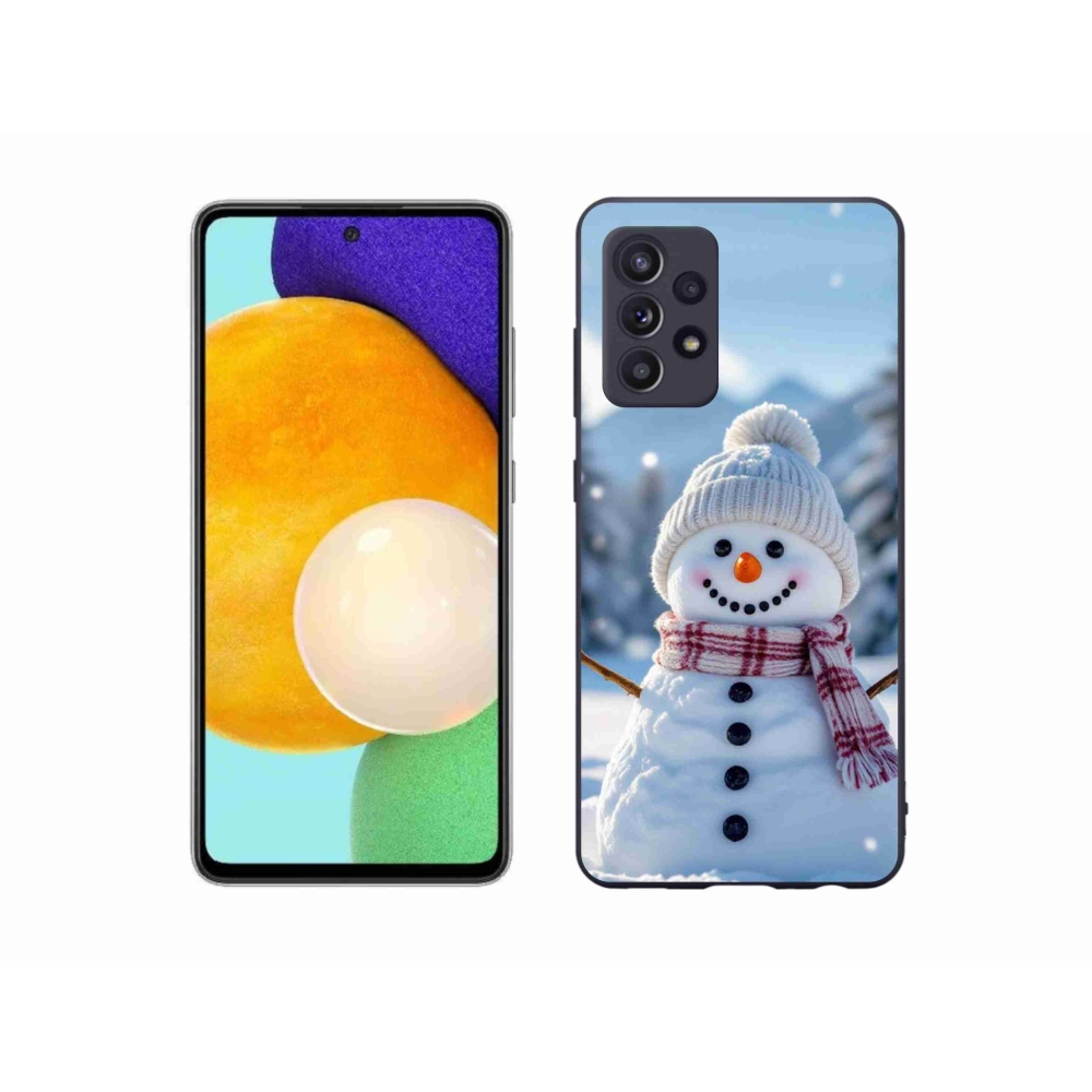 Gél védőhuzat mmCase Samsung Galaxy A52/A52 5G - hóember 3