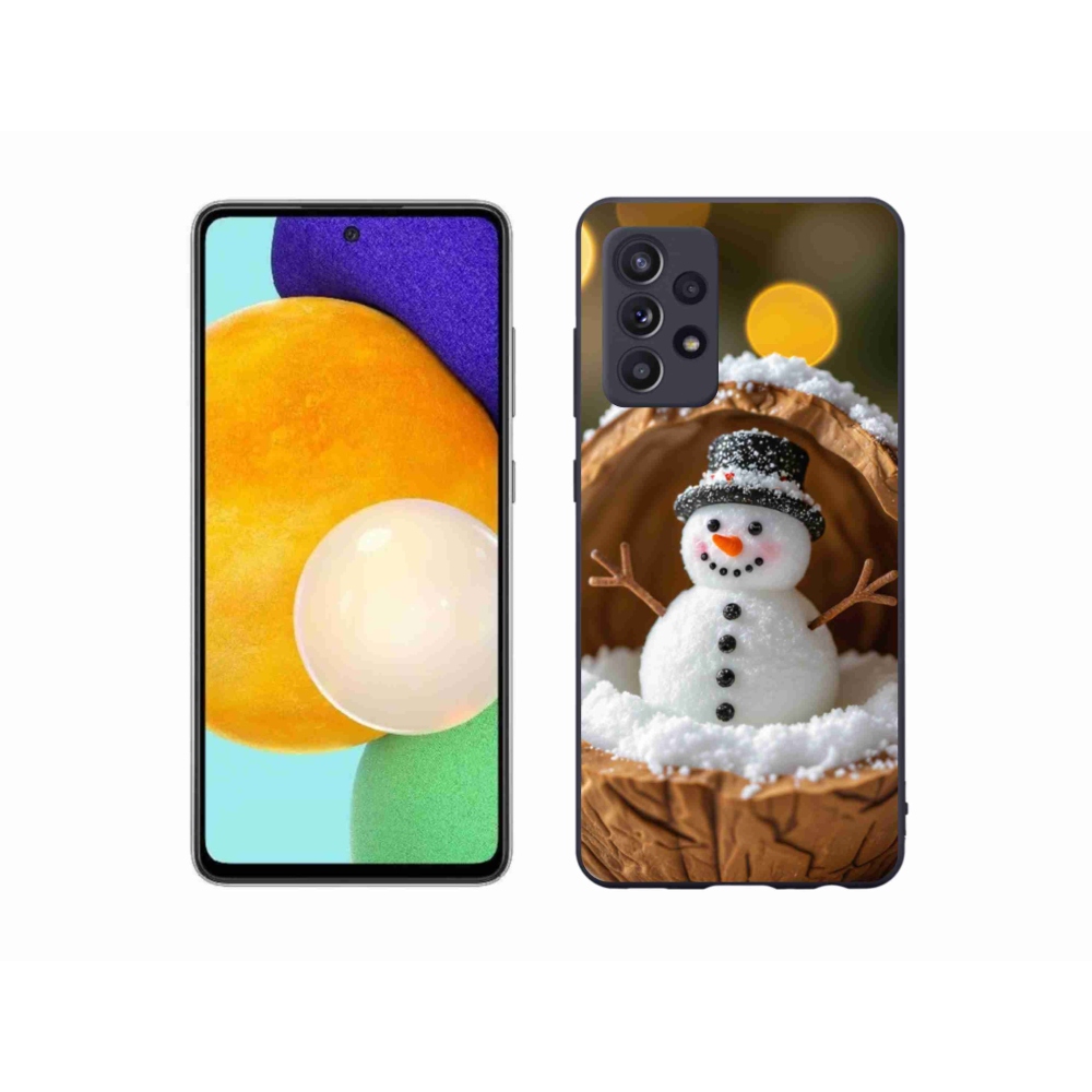Zselés borítás mmCase Samsung Galaxy A52/A52 5G - hóember 4