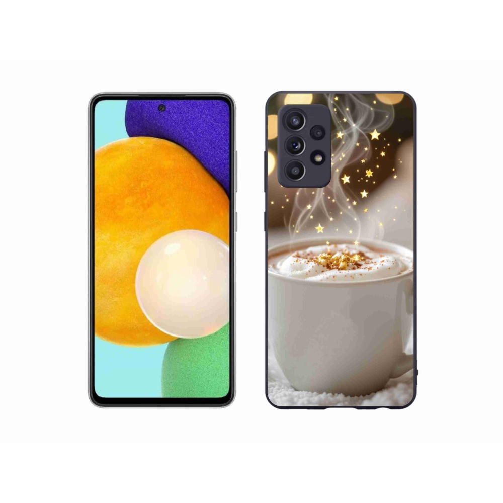 Gél borítás mmCase Samsung Galaxy A52/A52 5G - Karácsonyi forró ital