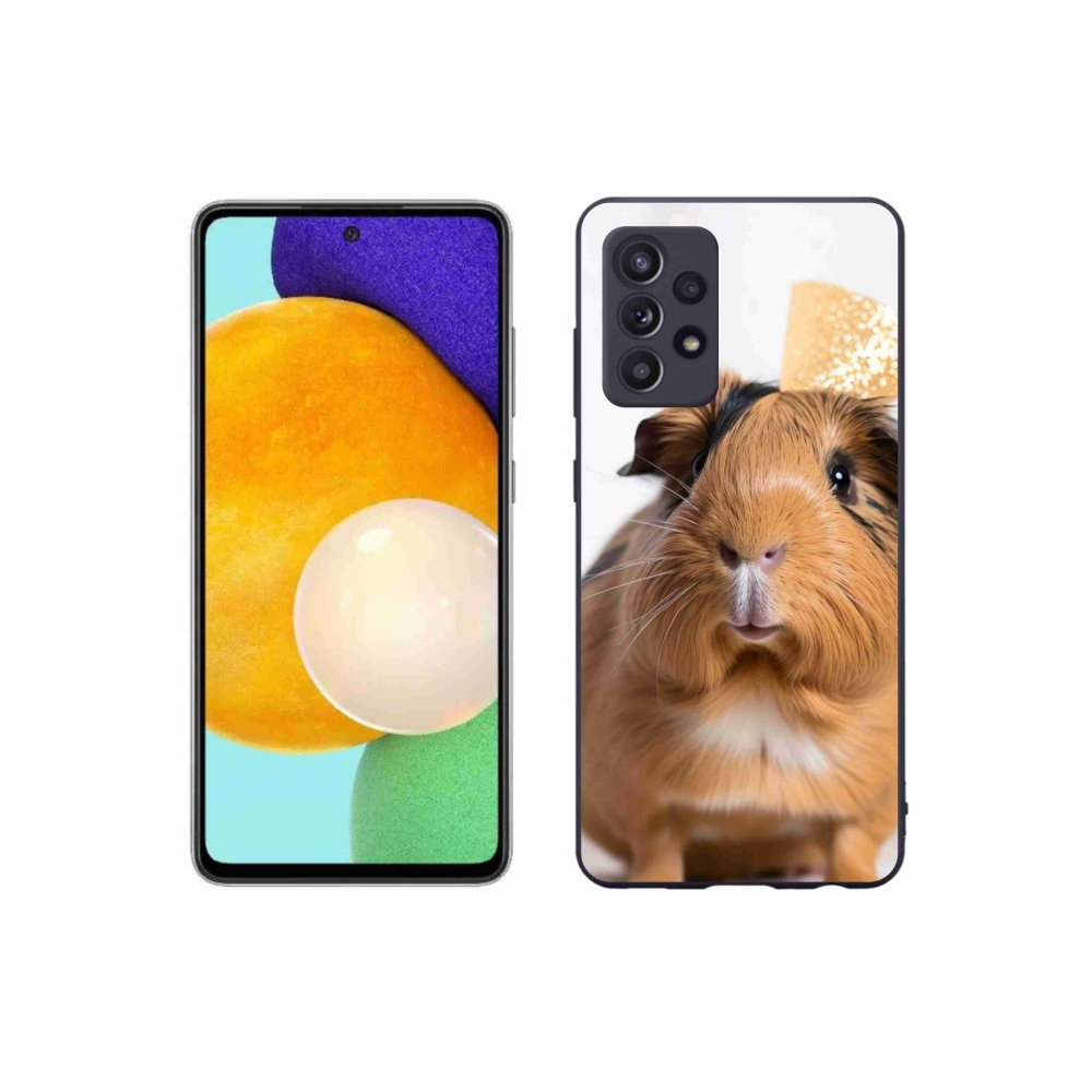 Gél védőhuzat mmCase Samsung Galaxy A52s 5G - barna tengerimalachoz