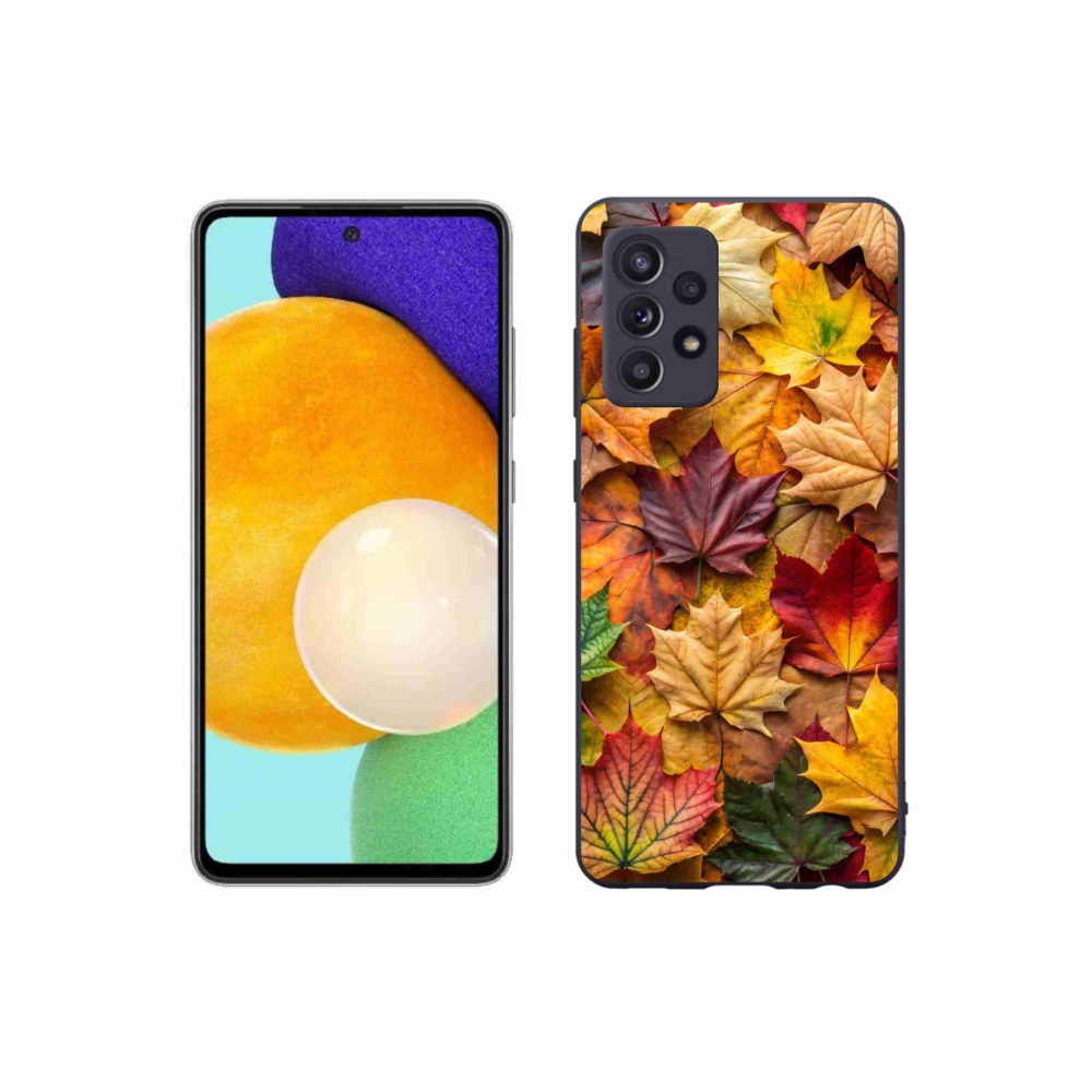 Zselés borítás mmCase Samsung Galaxy A52s 5G - juharlevelek 2