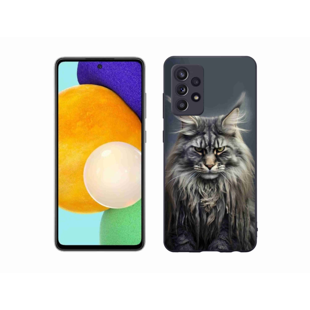 Zselés borítás mmCase Samsung Galaxy A52s 5G - macskaszem nézet 4