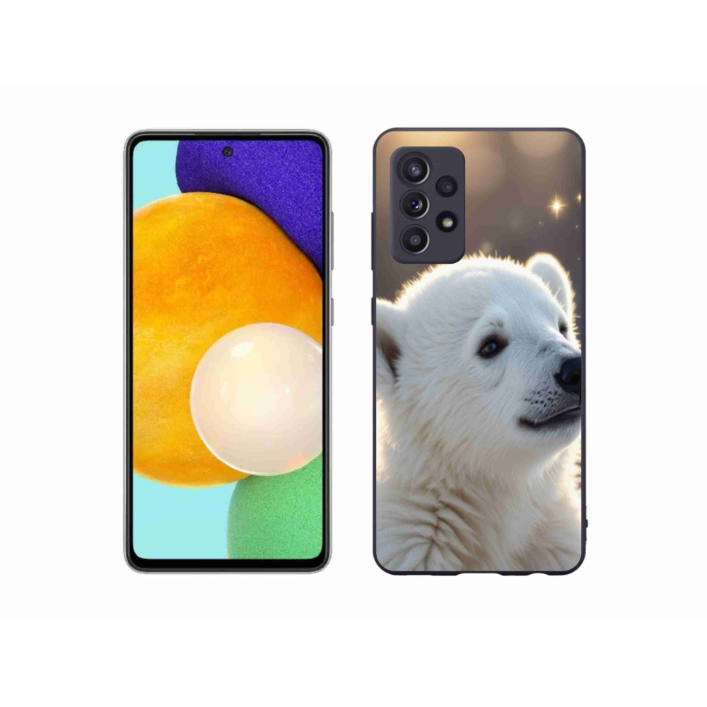 Zselés borítás mmCase Samsung Galaxy A52s 5G - jegesmedve