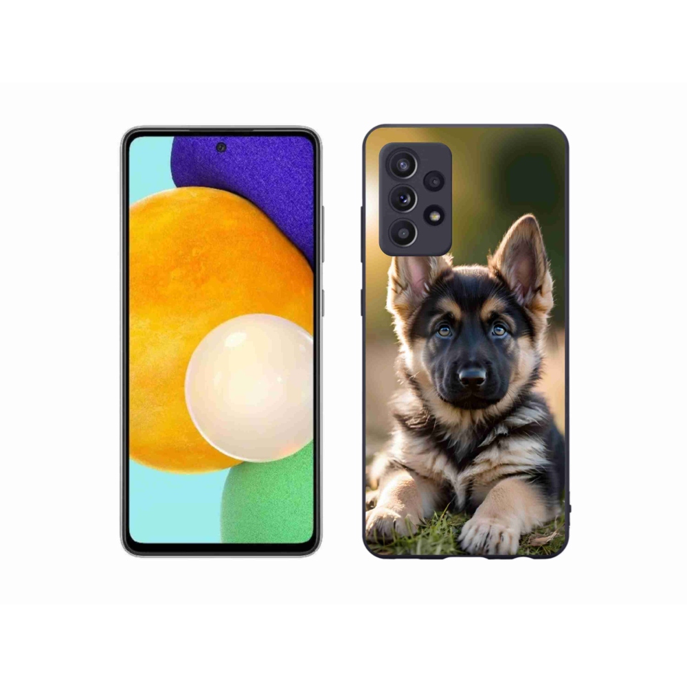 Zselés borítás mmCase Samsung Galaxy A52s 5G - Német juhászkutya a természetben