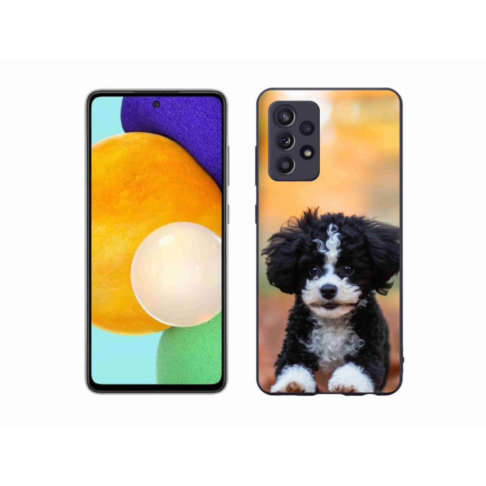 Gél borítás mmCase Samsung Galaxy A52s 5G - aranyos kiskutya 2
