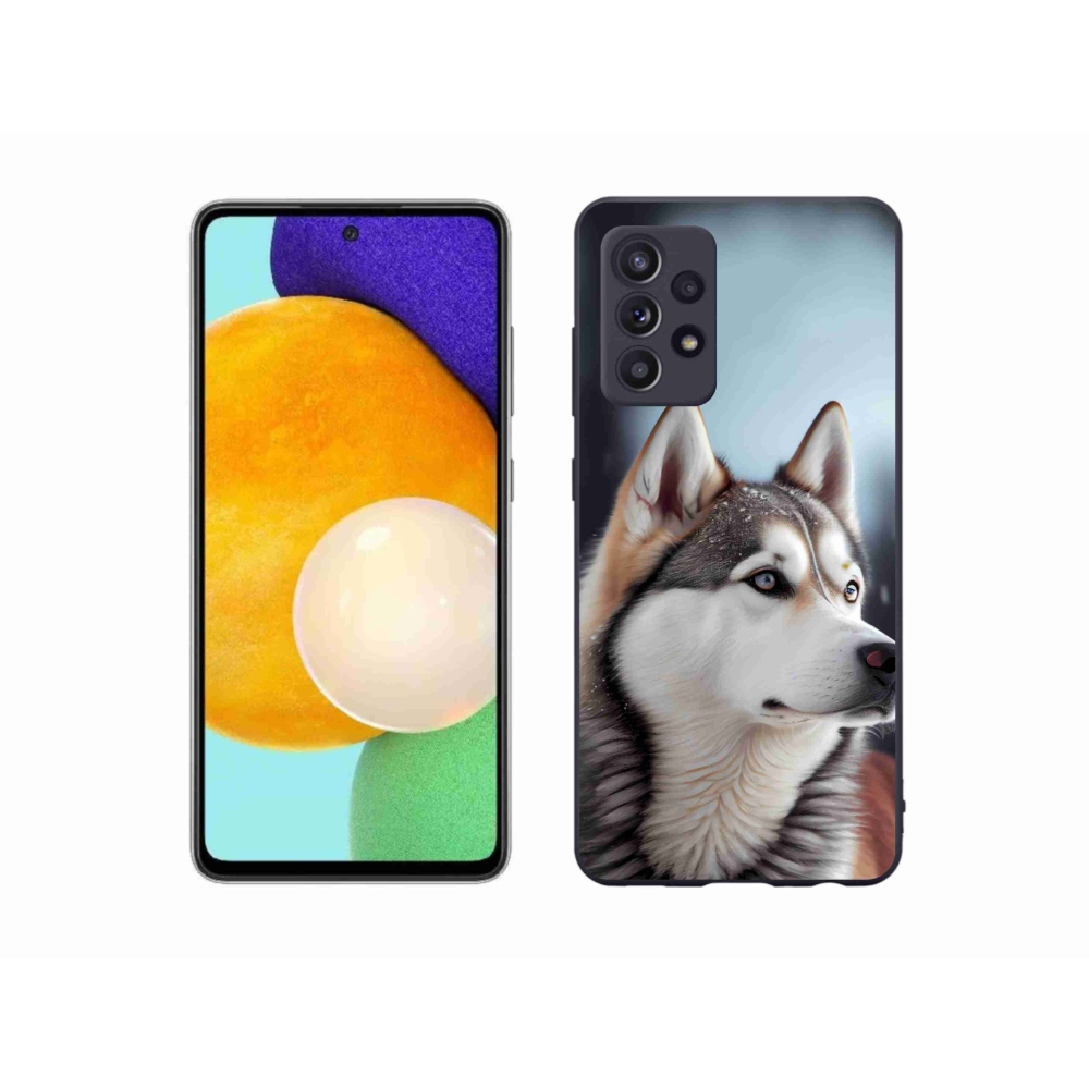 Gél borítás mmCase Samsung Galaxy A52s 5G - Szibériai husky