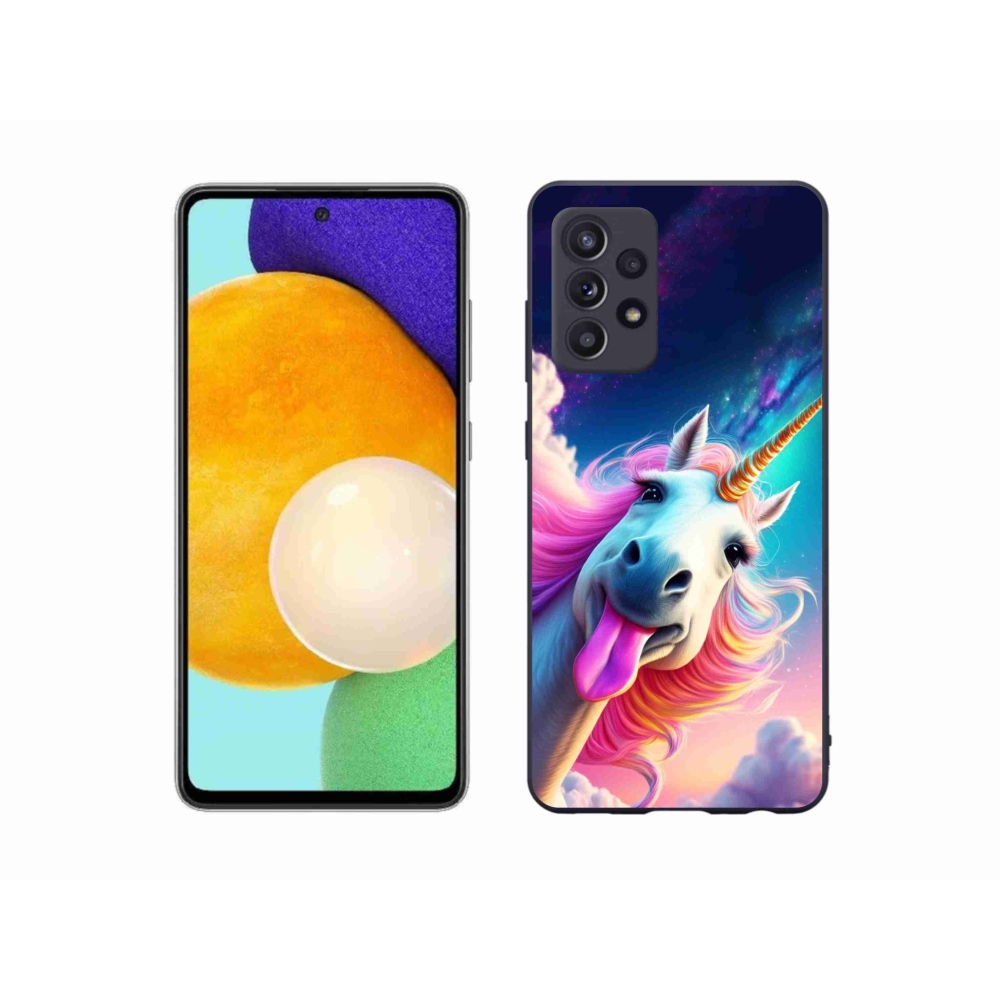 Gél borítás mmCase Samsung Galaxy A52s 5G - őrült egyszarvúhoz