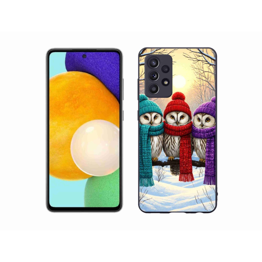 Zselés borítás mmCase Samsung Galaxy A52s 5G - bagoly barátok