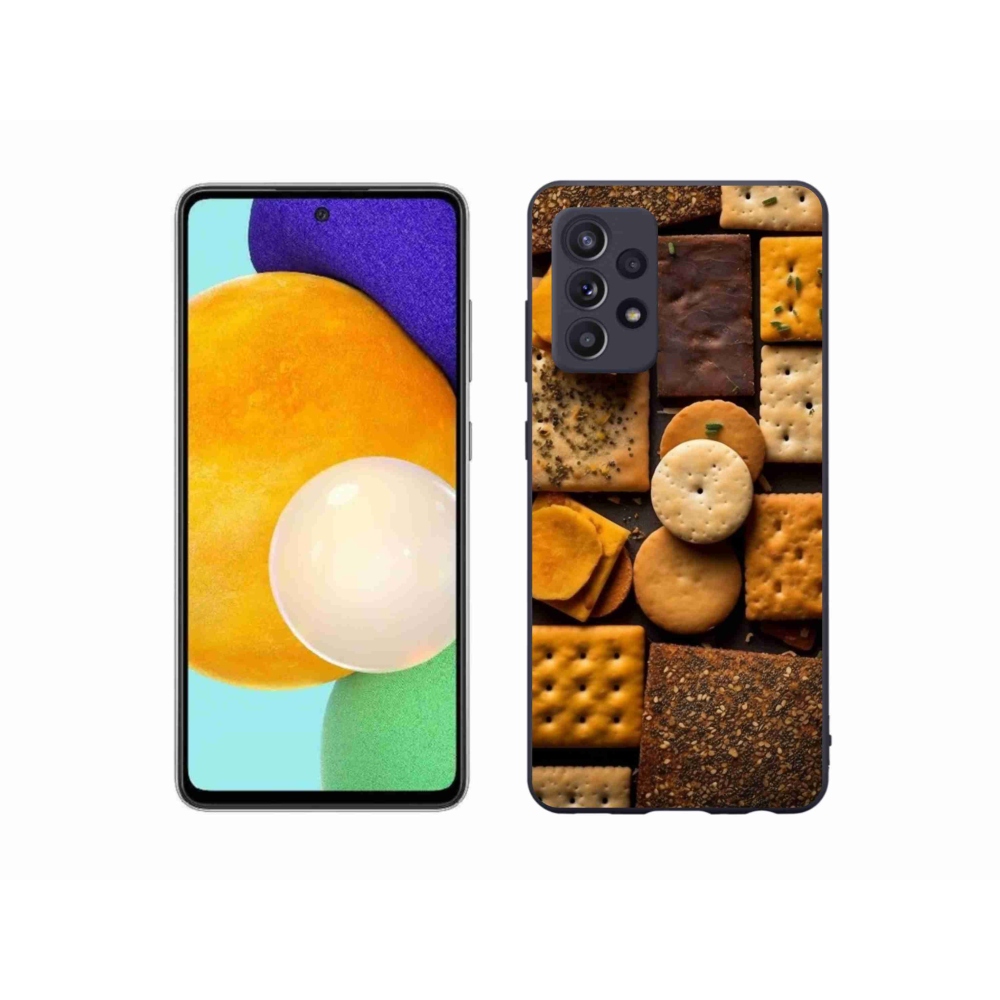 Zselés borítás mmCase Samsung Galaxy A52s 5G - kekszek
