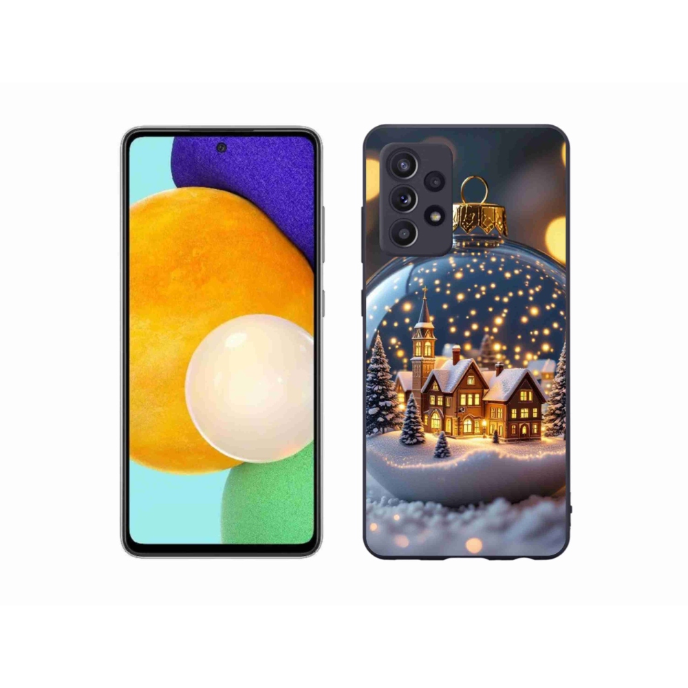 Gél borító mmCase Samsung Galaxy A52s 5G - Karácsonyi gömbök 4