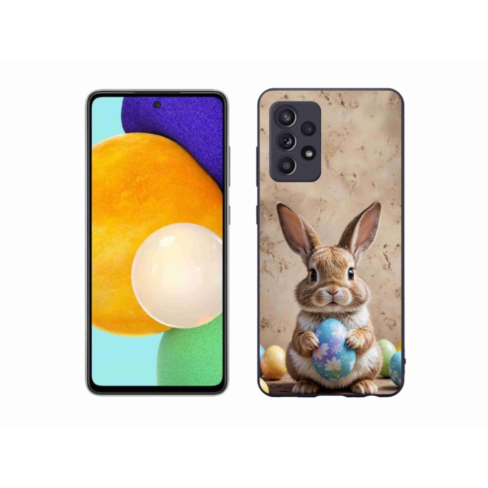 Zselés borítás mmCase Samsung Galaxy A52s 5G - Húsvéti nyuszi