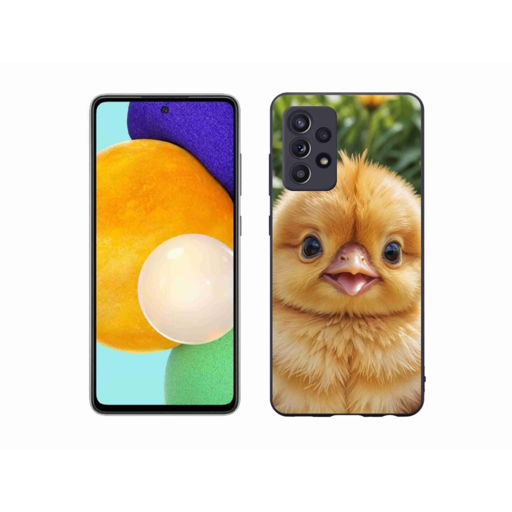Gél borítás mmCase Samsung Galaxy A52s 5G - boldog csaj - Samsung Galaxy A52s 5G - boldog csaj