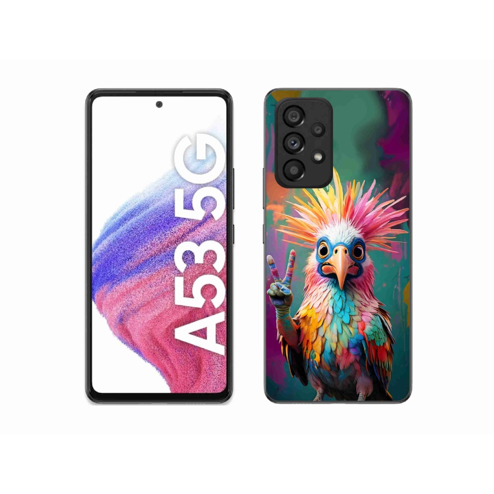 Zselés borítás mmCase Samsung Galaxy A53 5G - színes lázadó
