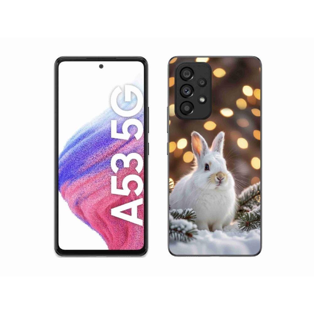 Gél védőhuzat mmCase Samsung Galaxy A53 5G - fehér nyúl