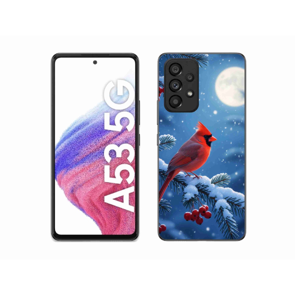 Zselés borítás mmCase Samsung Galaxy A53 5G - bíborvörös