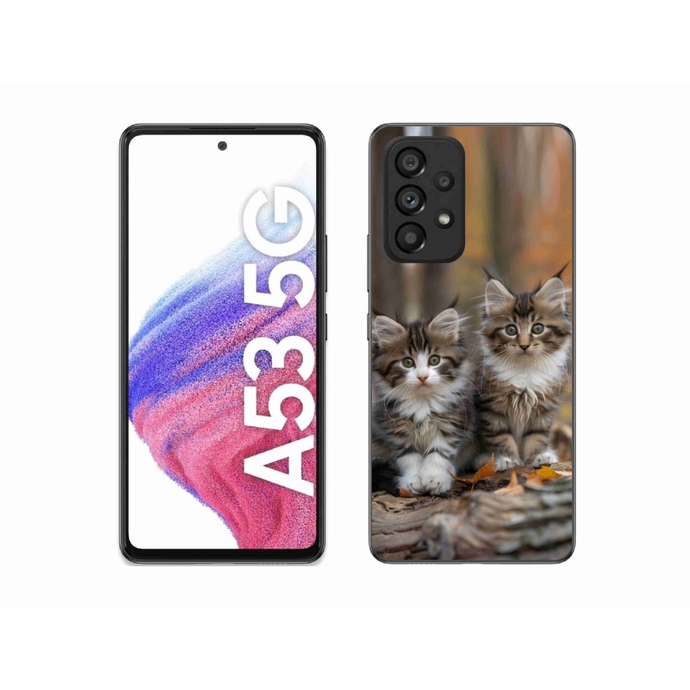 Gél védőburkolat mmCase Samsung Galaxy A53 5G - cat duo 3