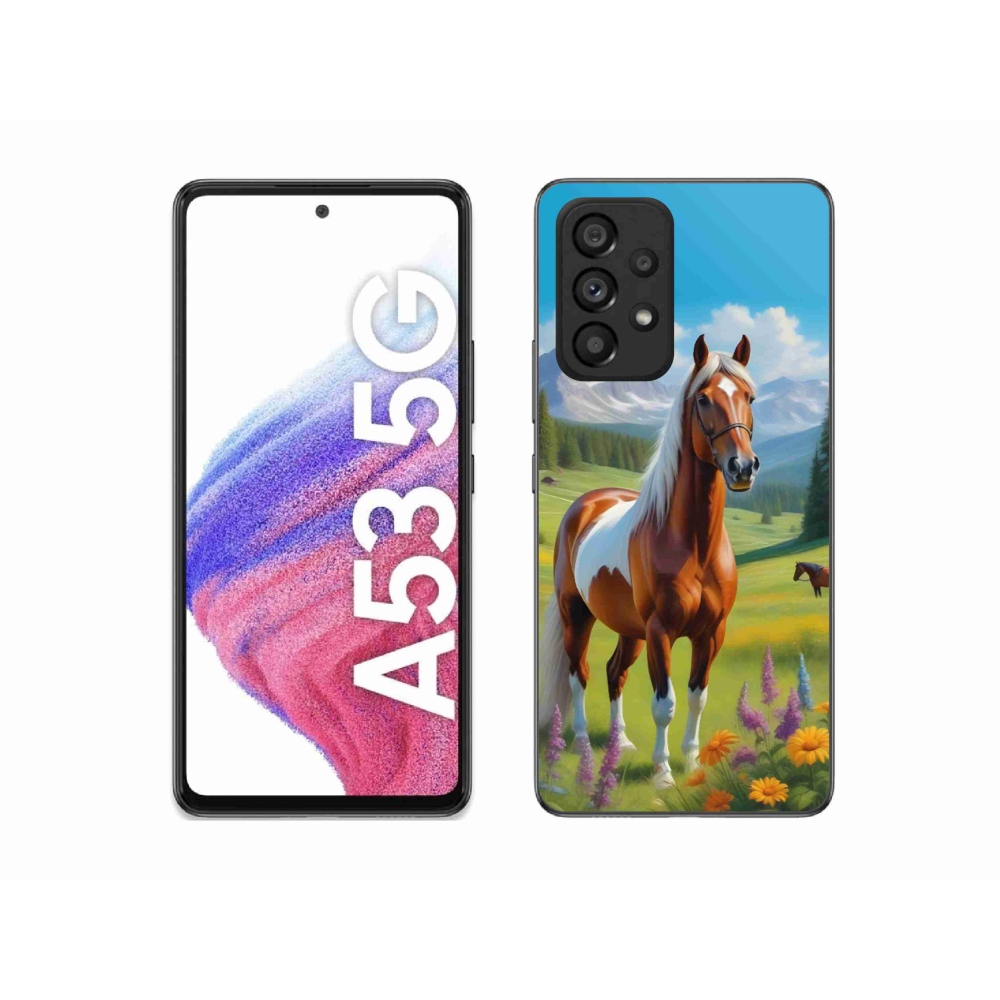 Zselés borítás mmCase Samsung Galaxy A53 5G - ló a réten