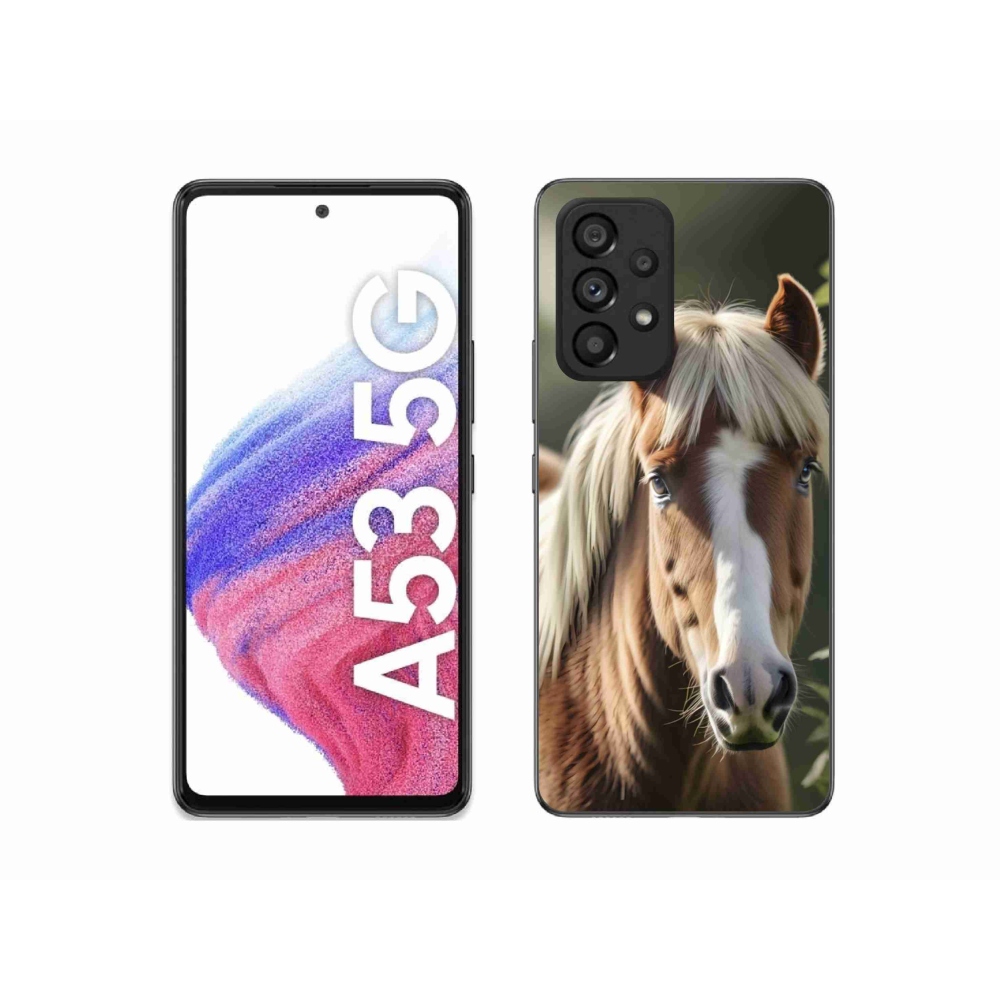 Zselés borítás mmCase Samsung Galaxy A53 5G - ló könnyű sörénnyel