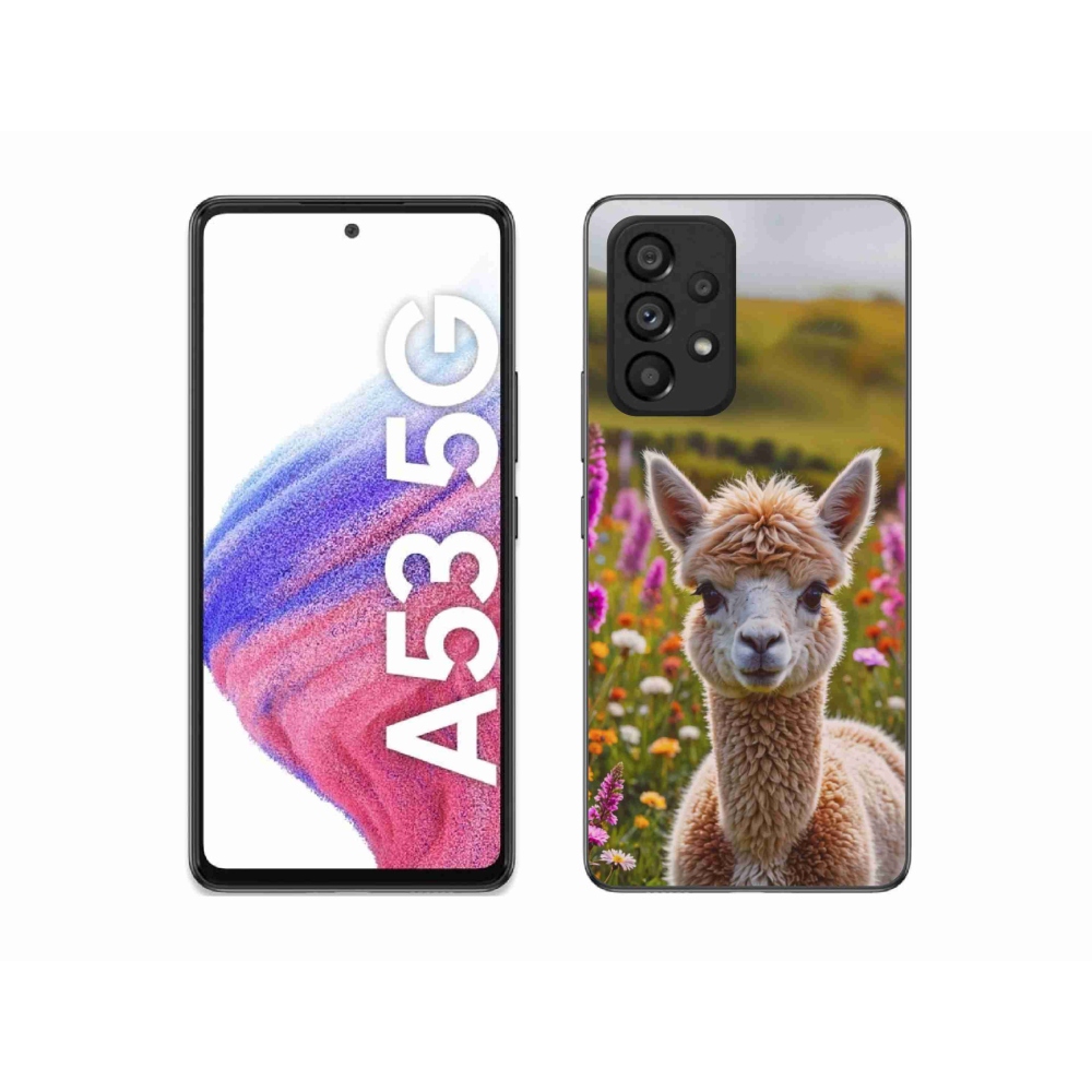 Zselés borítás mmCase Samsung Galaxy A53 5G - láma a réten