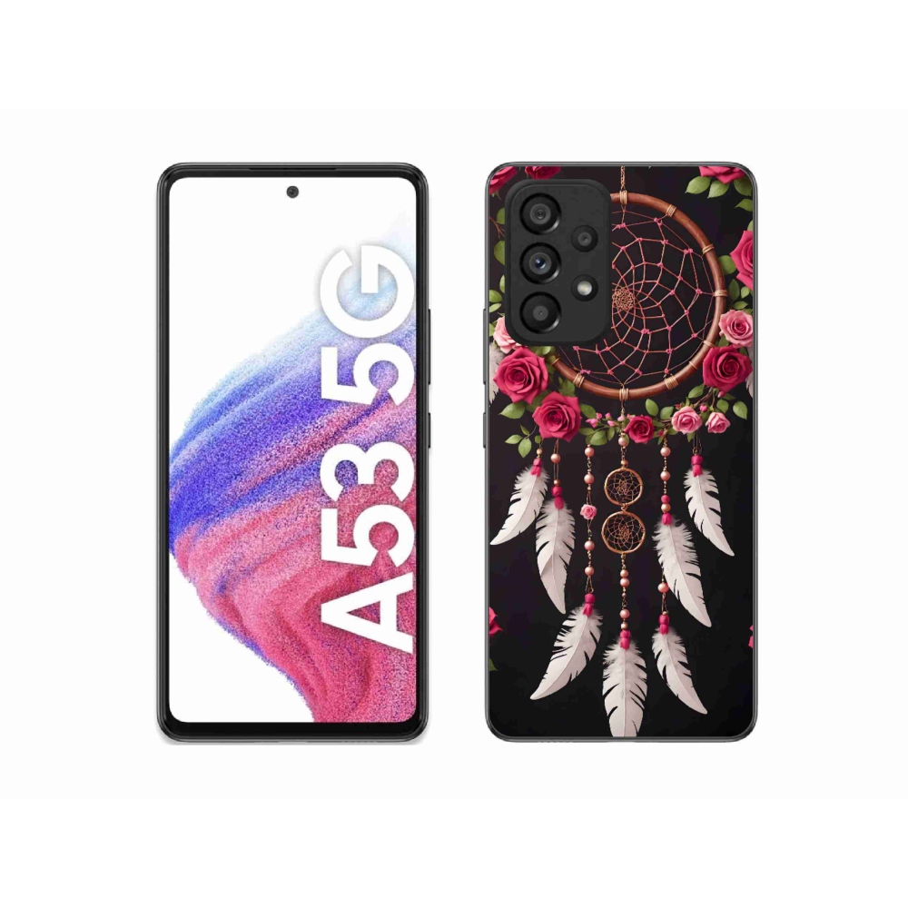 Gél borítás mmCase Samsung Galaxy A53 5G - álomfogó rózsákkal
