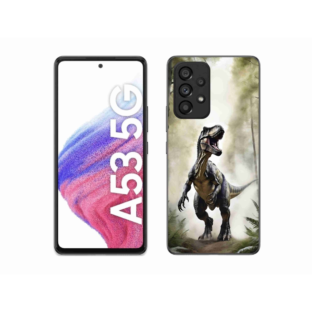 Zselés borítás mmCase Samsung Galaxy A53 5G - dühös T-Rex