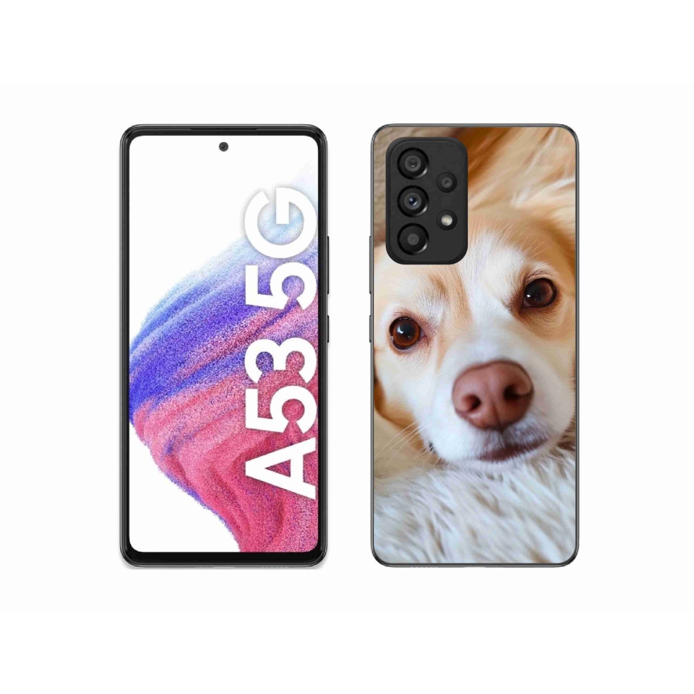 Gél védőhuzat mmCase Samsung Galaxy A53 5G - Aranyos csivava