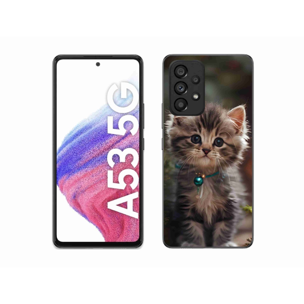Gél borítás mmCase Samsung Galaxy A53 5G - aranyos cica 11
