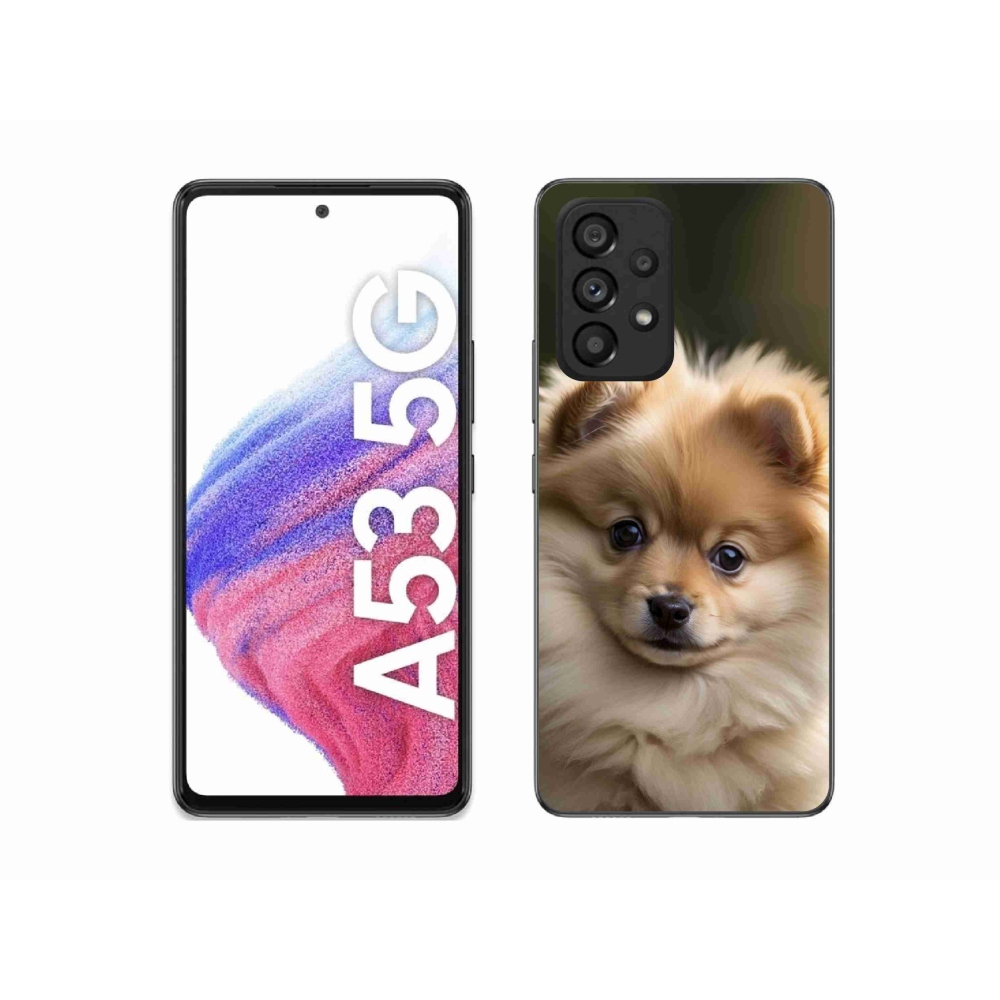 Gél borítás mmCase Samsung Galaxy A53 5G - aranyos pomerániai 2