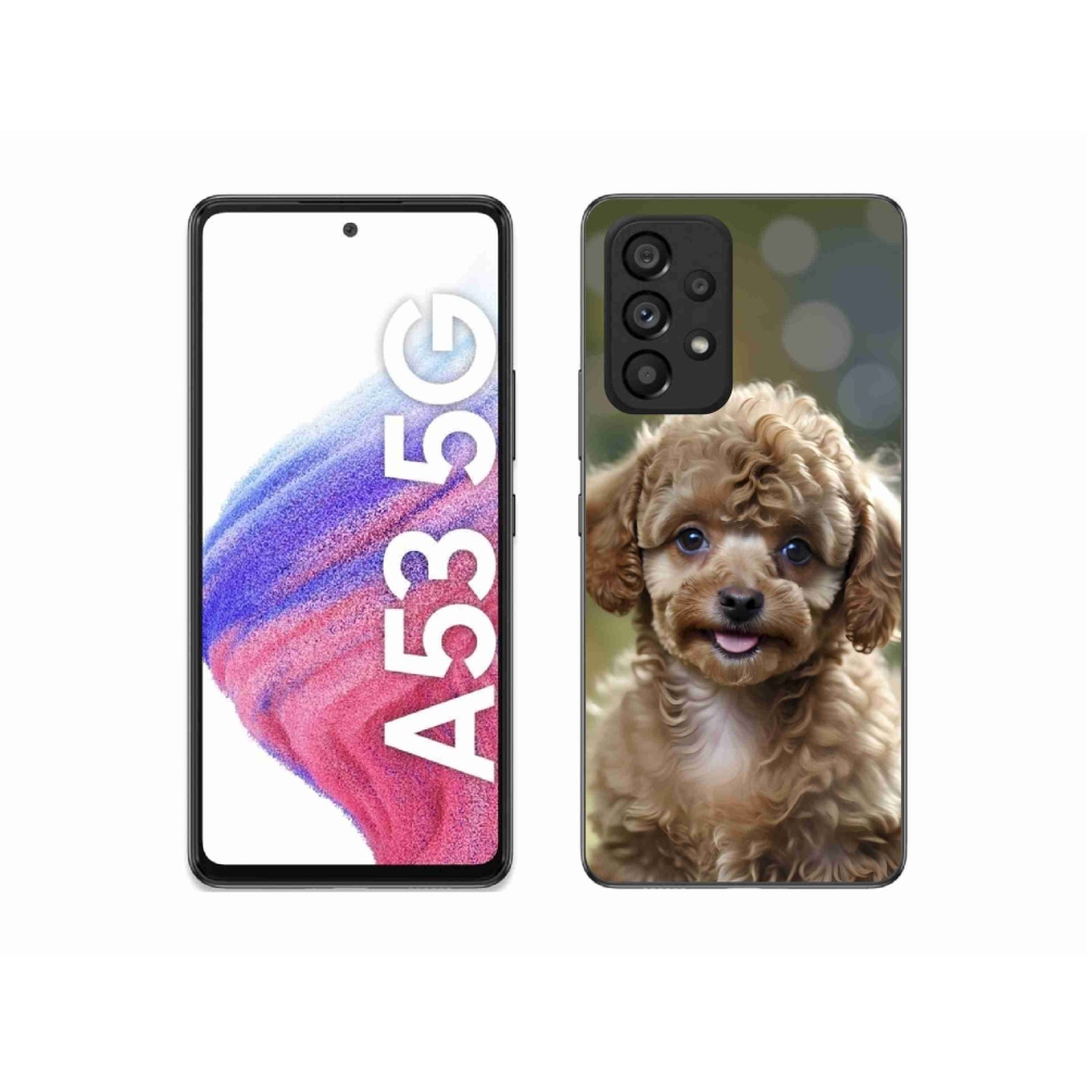 Gél borítás mmCase Samsung Galaxy A53 5G - aranyos uszkár