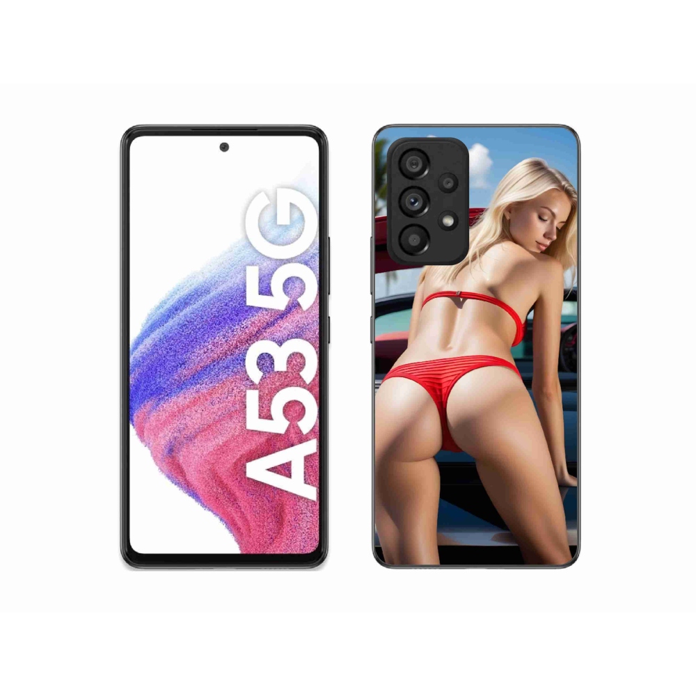 Gél borító mmCase Samsung Galaxy A53 5G - szexi nő 2