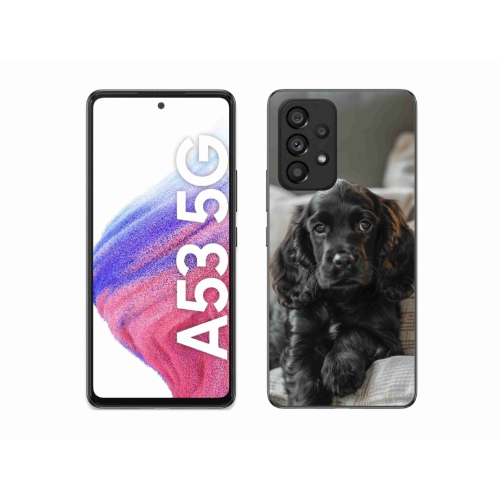 Gél borítás mmCase Samsung Galaxy A53 készülékhez - angol cocker spániel