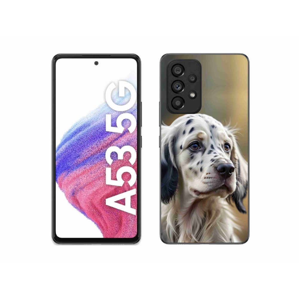 Gél borítás mmCase Samsung Galaxy A53 készülékhez - English Setter
