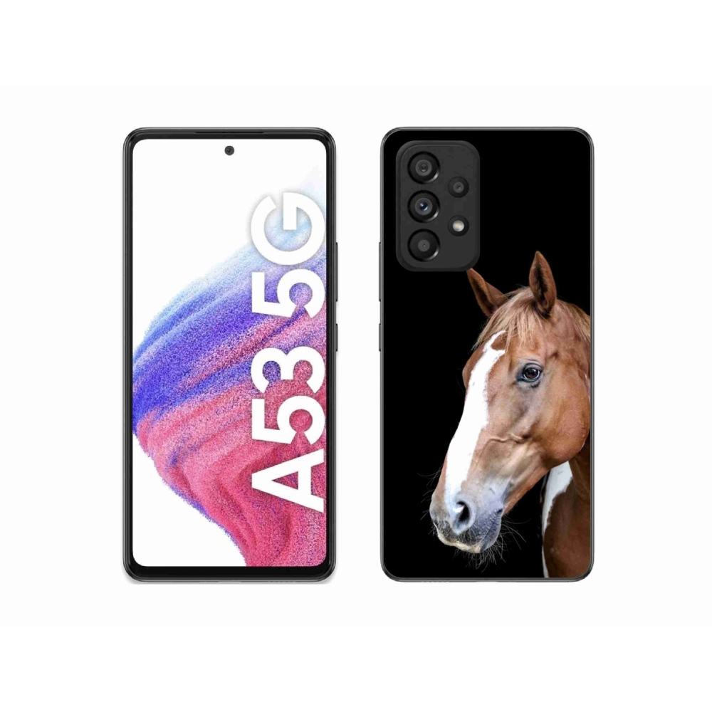 Zselés borítás mmCase Samsung Galaxy A53 - barna ló 3