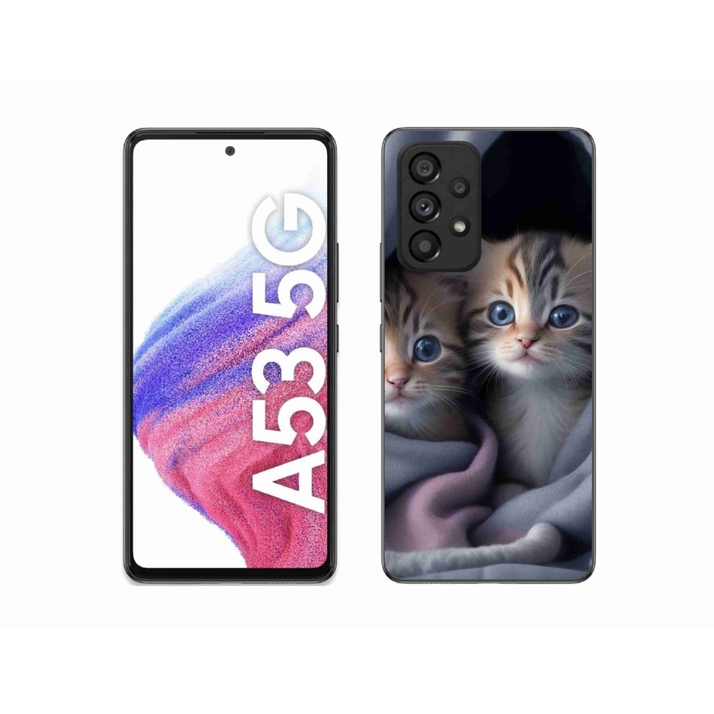 Zselés borítás mmCase Samsung Galaxy A53 - cat duo 2 -hoz