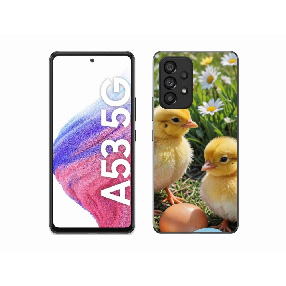 Zselés borítás mmCase Samsung Galaxy A53 - csirkékhez