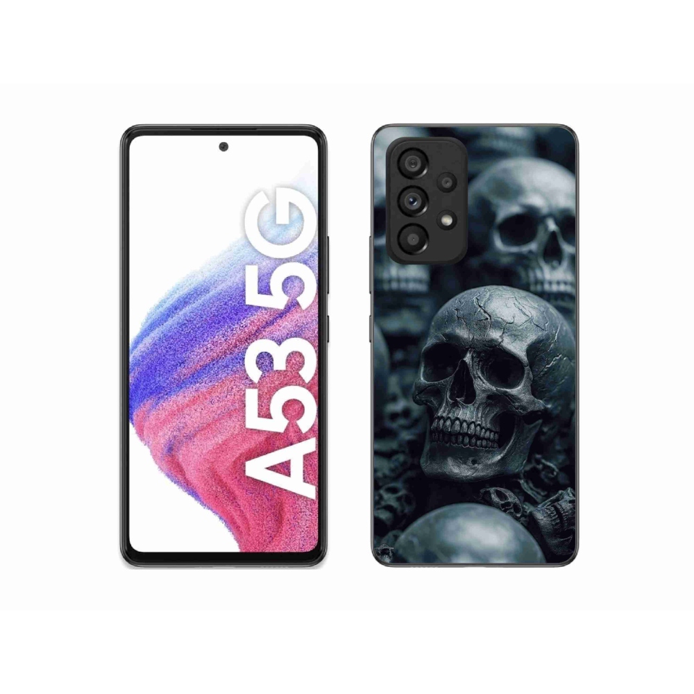 Zselés borítás mmCase a Samsung Galaxy A53-hoz - koponya 2